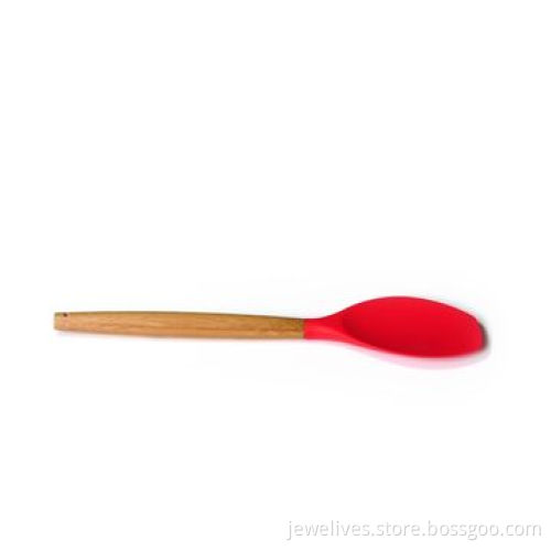 Kitchenware with High-temperature Resistance, Made of Silicone + Wooden